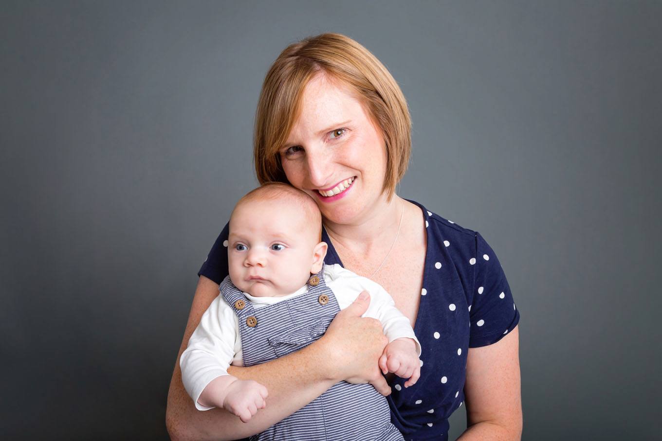 Family studio portrait